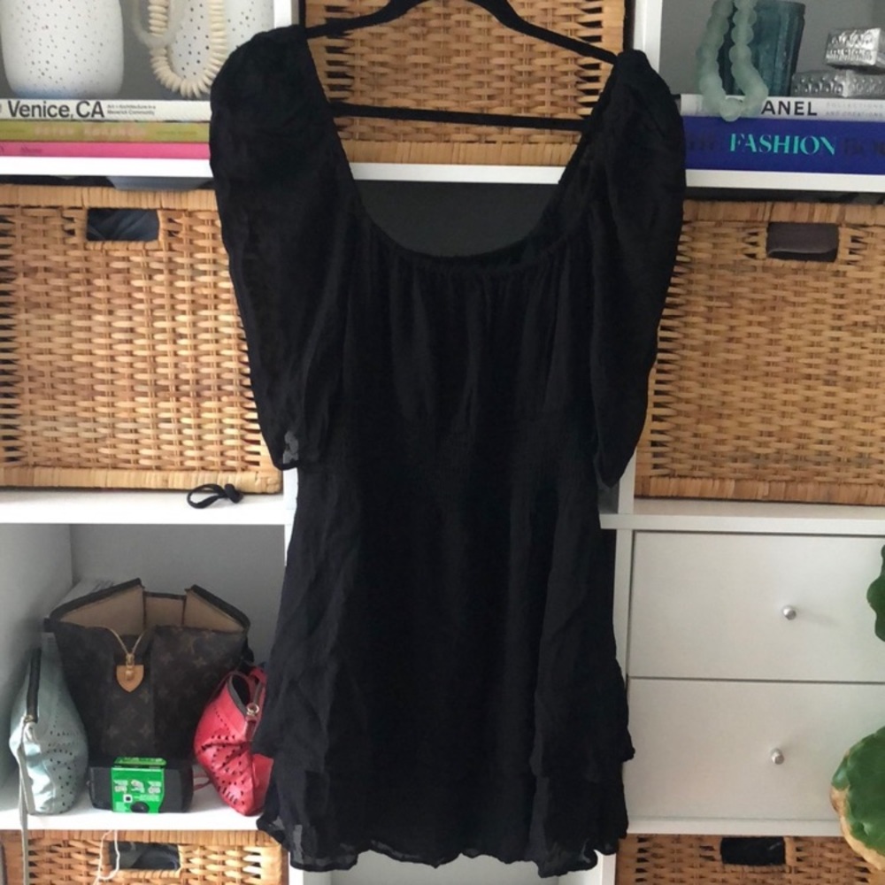 Cleobella Black Dress with dot detail